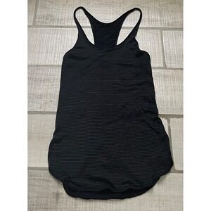 Lululemon What‎ the Sport Singlet Black 2 No Size Tag